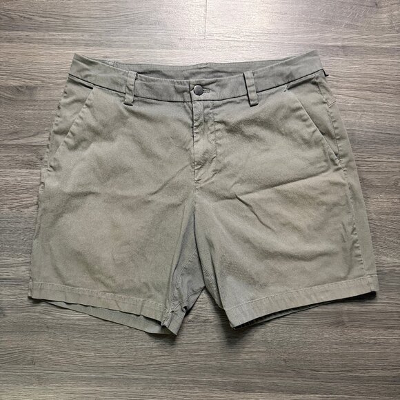 Lululemon Men's Commission Short 7" *Dye - Green/Grey - Picture 2 of 7